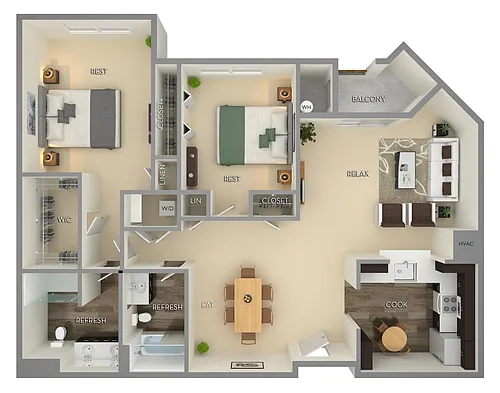 Floor plan Normandy