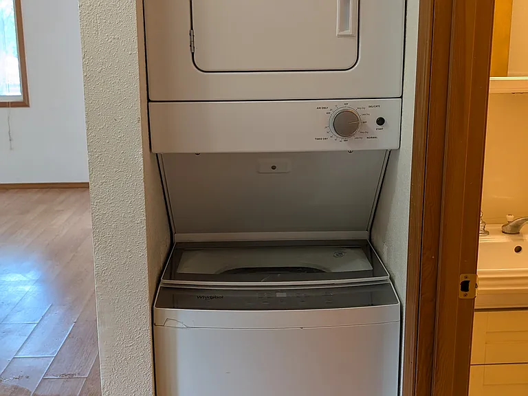 In unit washer/dryer