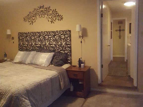 Bedroom fits king bed