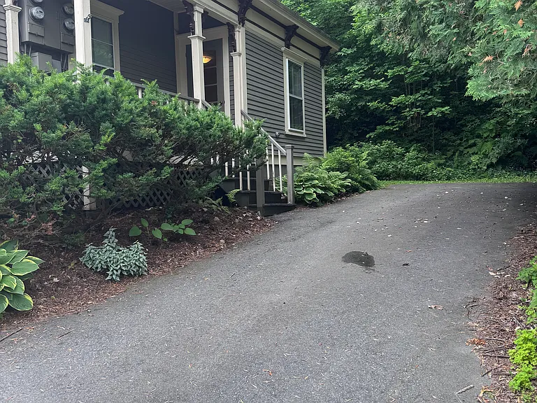 Parking on right side of house