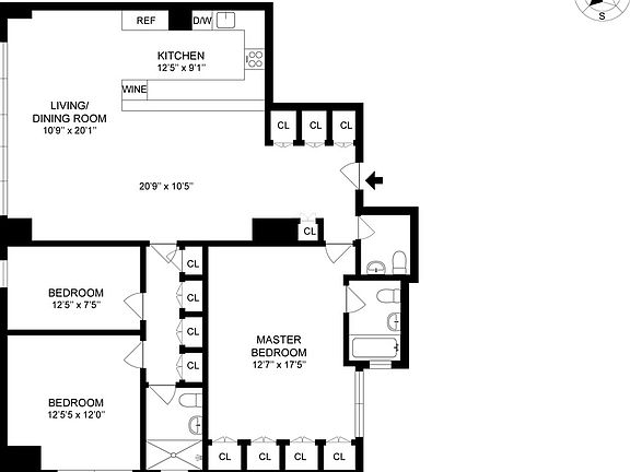 2nd image of 155 W 68th St APT 23E