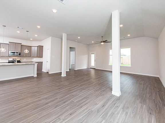 Dining Area to Kitchen and Family Room