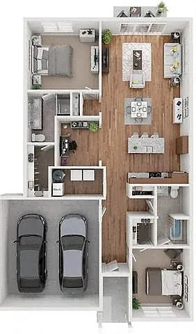 Floor plan The Bedford
