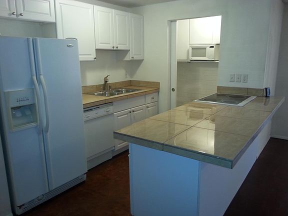 Kitchen open to dining & living rm