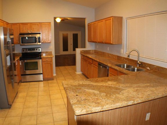 Updated Kitchen with stone counter tops!