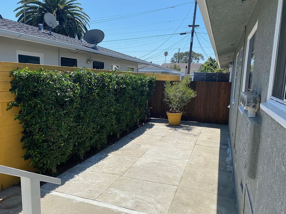 Private locked backyard