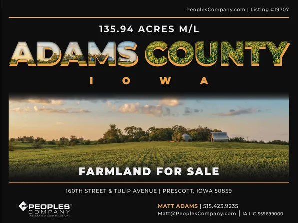 160th Street & Tulip Ave, Prescott, IA 50859