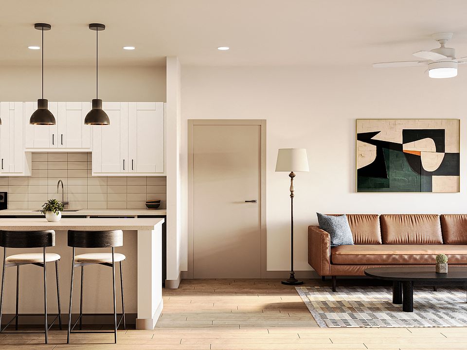 Kitchen and Living Room