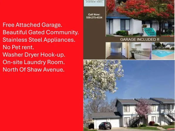 Gates Villas, 5451 N Gates Ave APT 224, Fresno, CA 93722