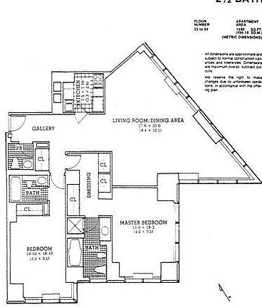 2nd image of 146 W 57th St APT 33D