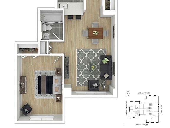 3rd image of 151-155 E 31st St #E23k