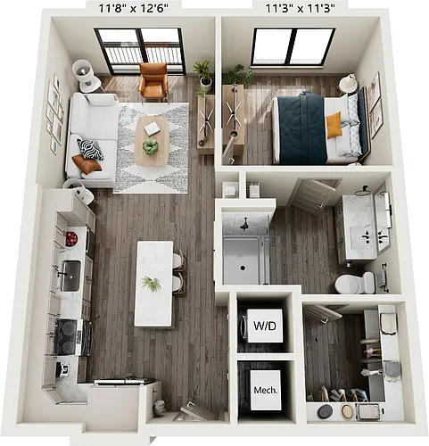 Floor plan A16