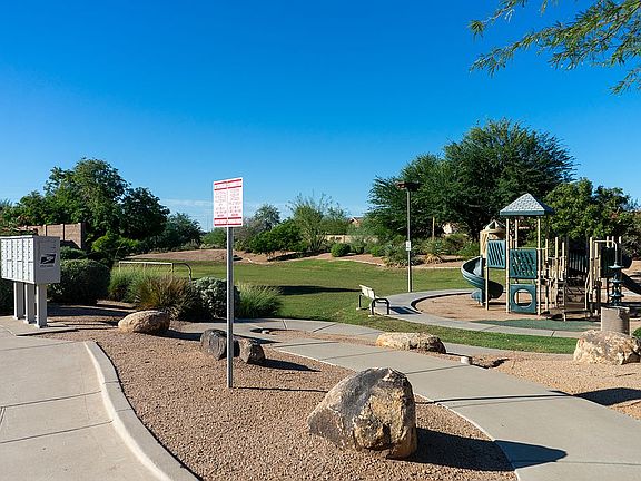 Playground and greenbelt