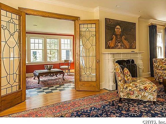 Living Room. Entrance to study from living room