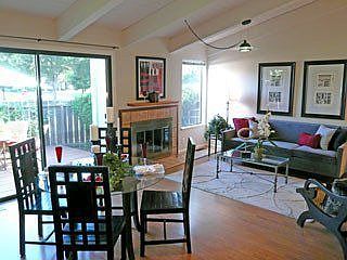 Living-Dinning Combo w/ Vaulted Ceiling