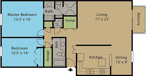 Floor plan Charlemagne