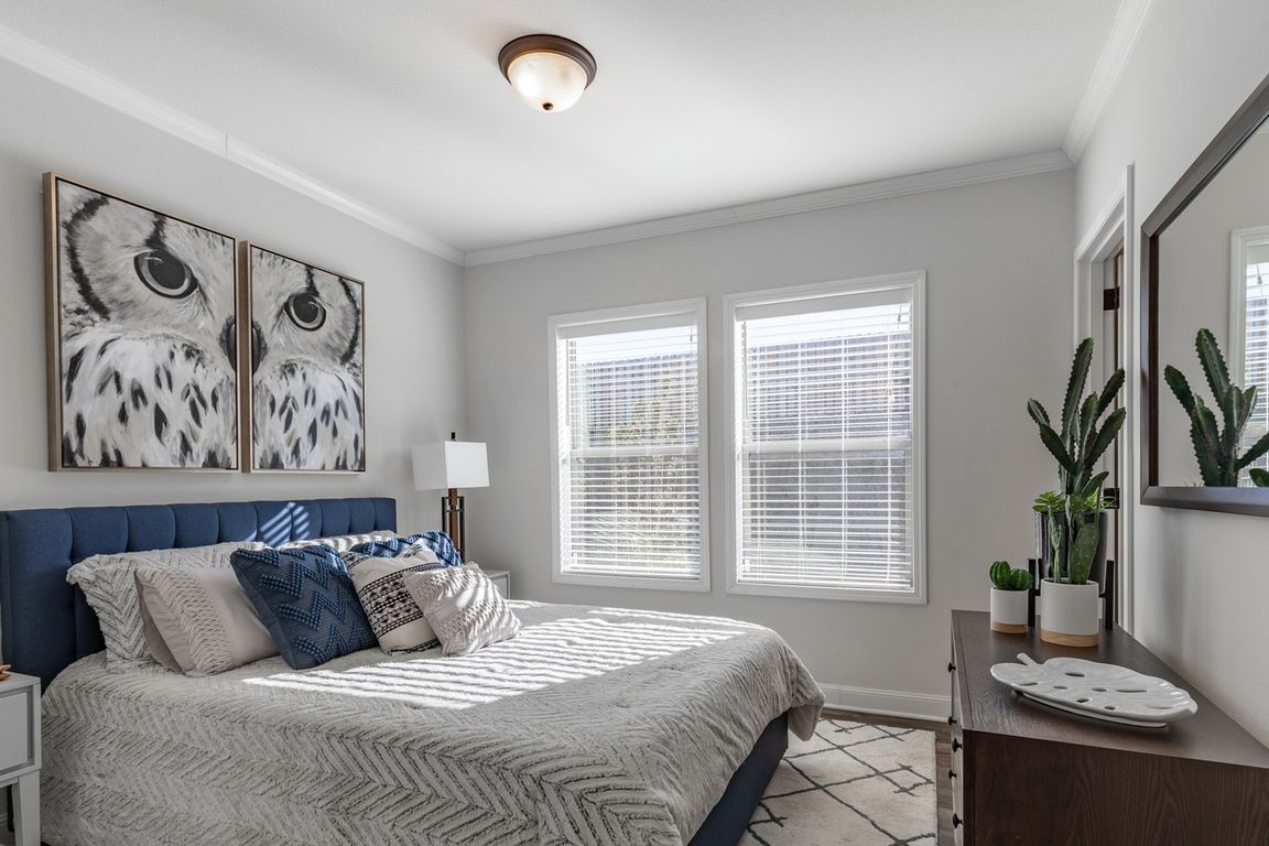 Spacious Bedroom with Large Windows