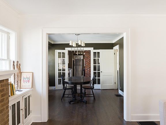 View of dining room/kitchen from living room