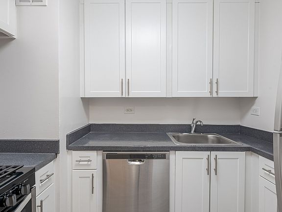 Sleek appliances and modern cabinetry