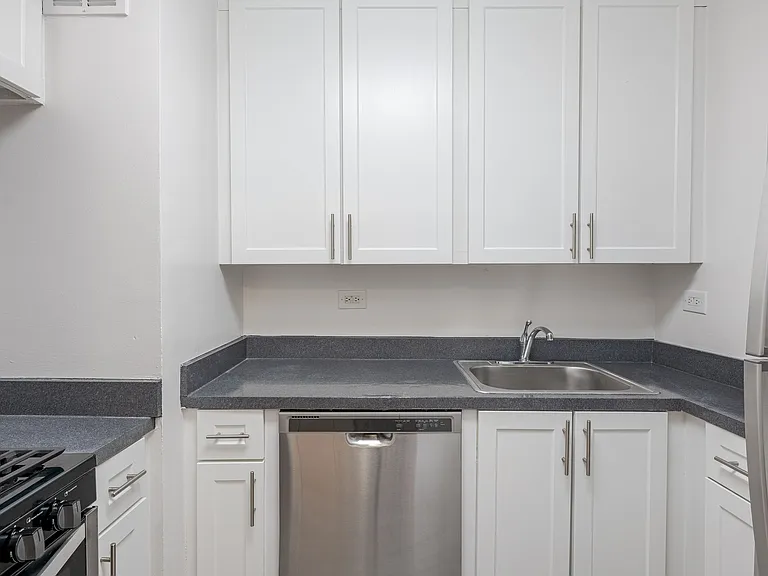 Sleek appliances and modern cabinetry
