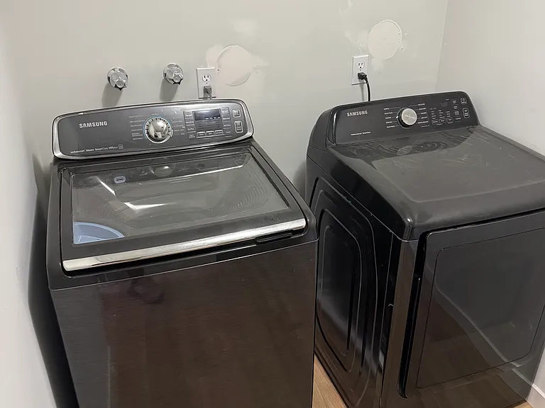 Newer Washer/Dryer.