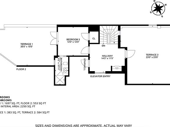 2nd image of 164 W 74th St #Penthouse B