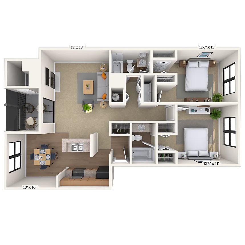 Floor plan The Waterway