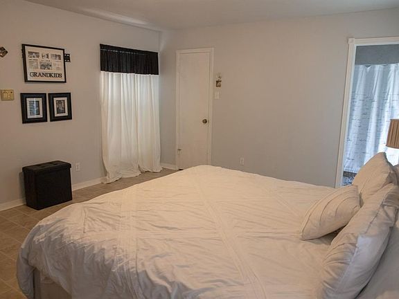 The master bedroom has a large walk in closet too.