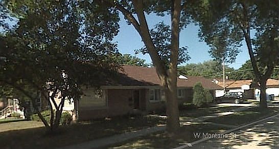 looking at house from the northeast
