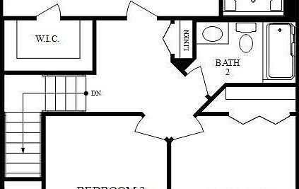 Elevation A - 2nd Floor