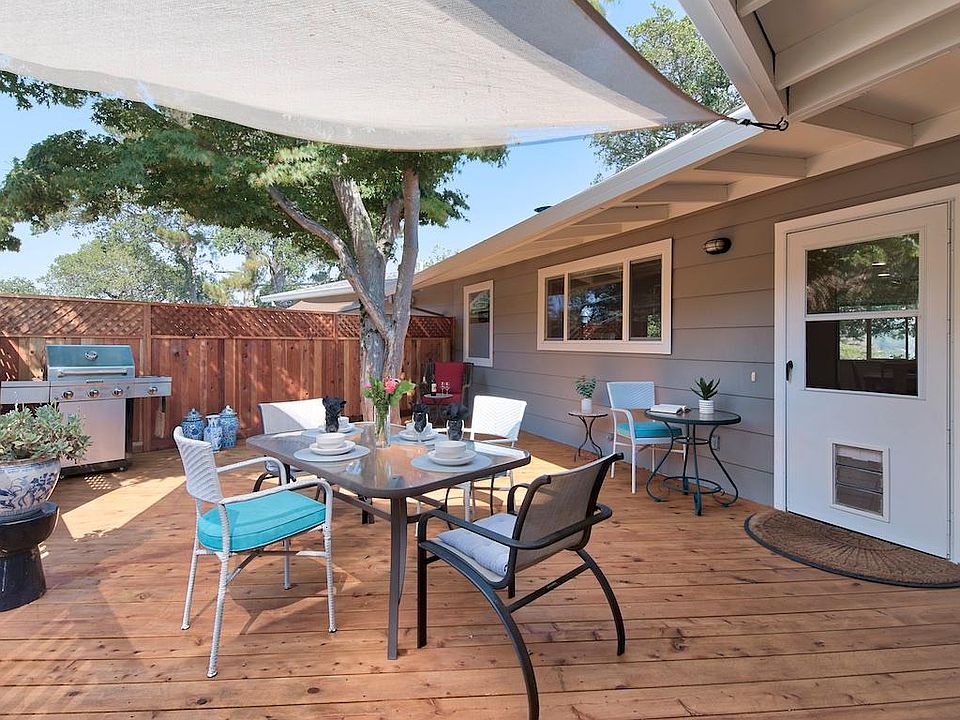 Enjoy outside new deck much of the year. Dining, drinks, or just sunning. Door to kitchen.