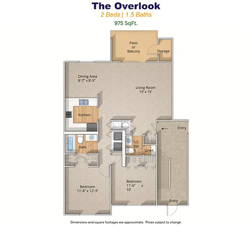 Floor plan The Overlook