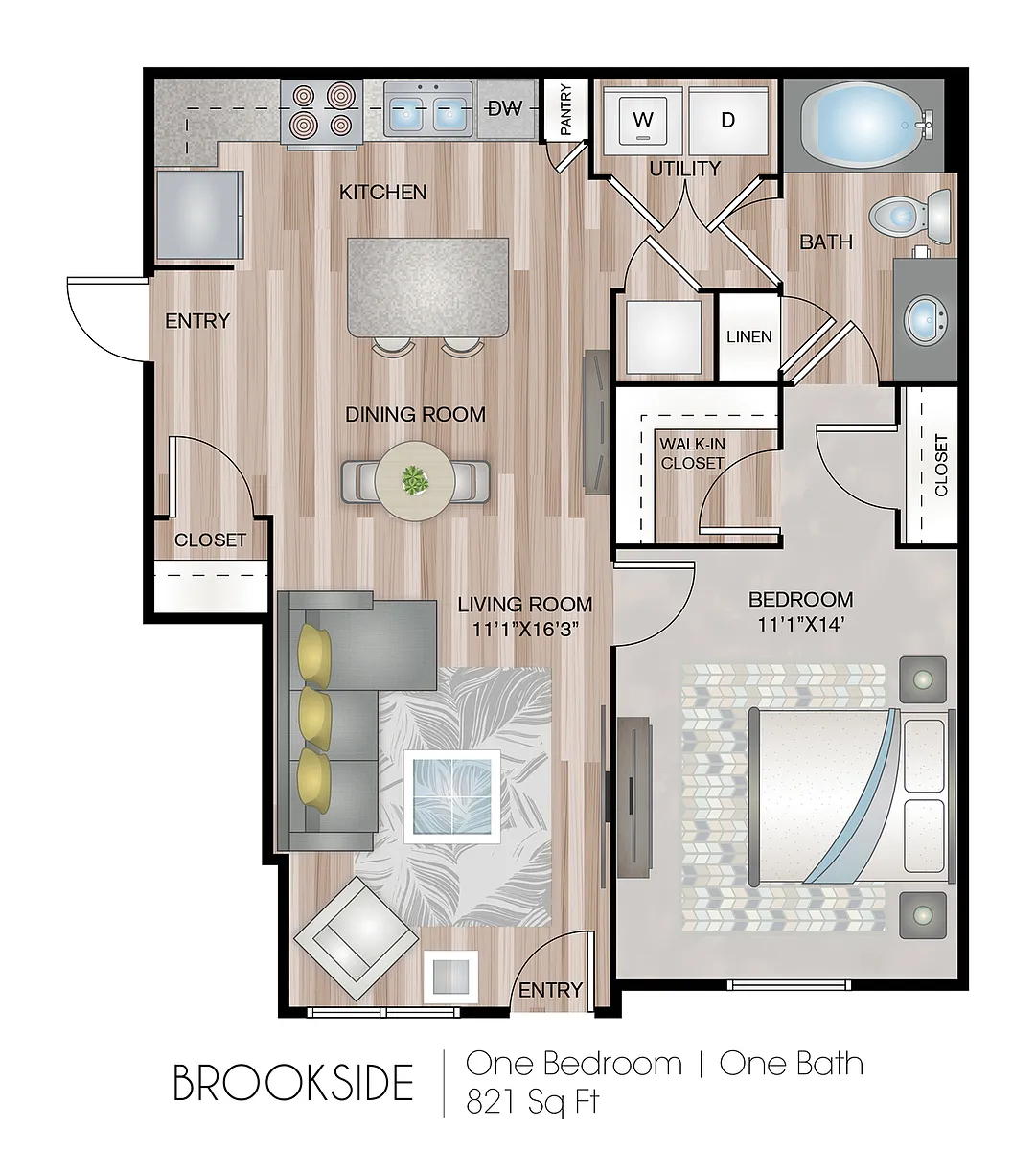 Floor plan Brookside