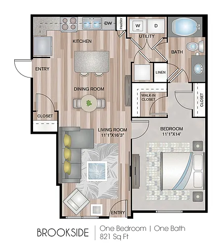 Floor plan Brookside