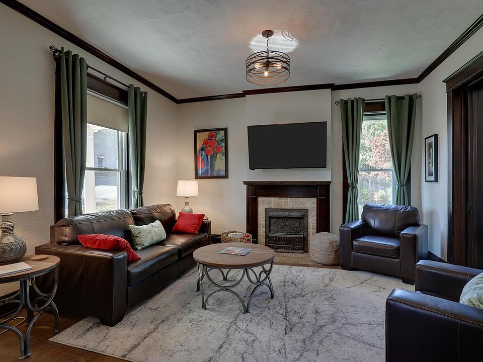 Living room with TV