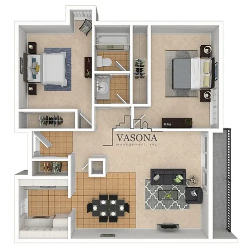 Floor plan RWPlaza 2x1