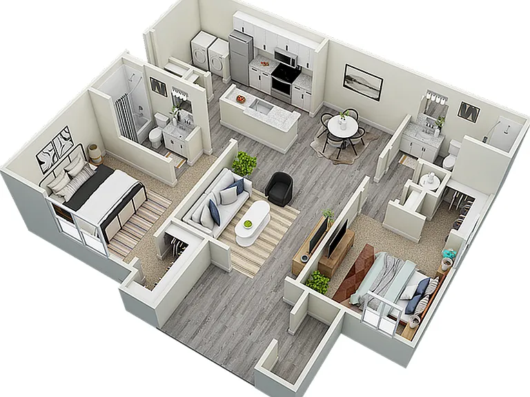 2 Bedroom Enhanced 2 Bedroom Enhanced