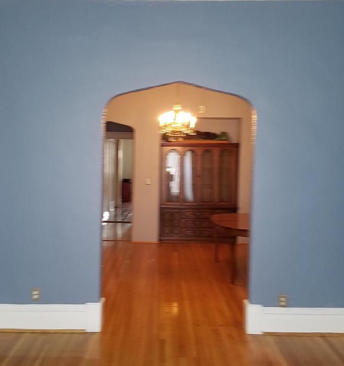 living room facing dining room
