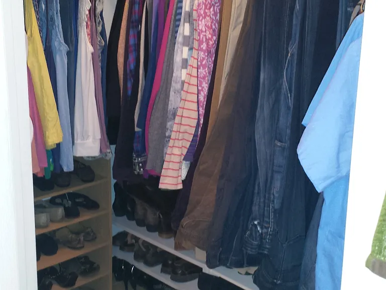Primary walk-in closet