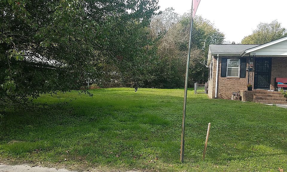 Lot as seen from Pine Ave