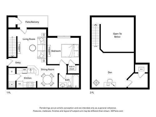 Floor plan The Birch Loft