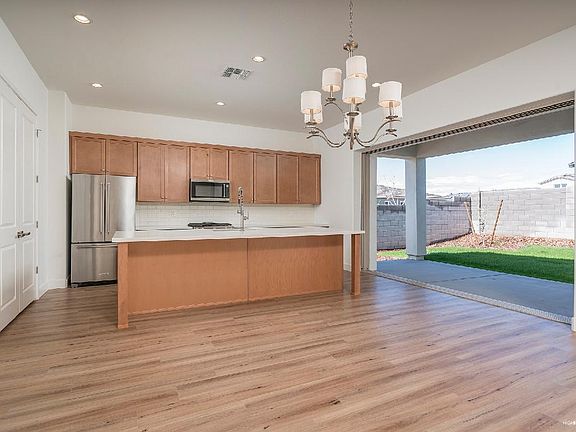 Kitchen With Multi-slide Pocket Door