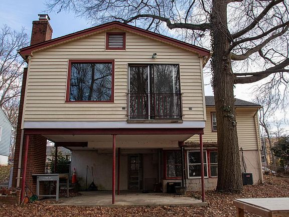 Covered Patio on Rear of House Photo from Fire Pit
