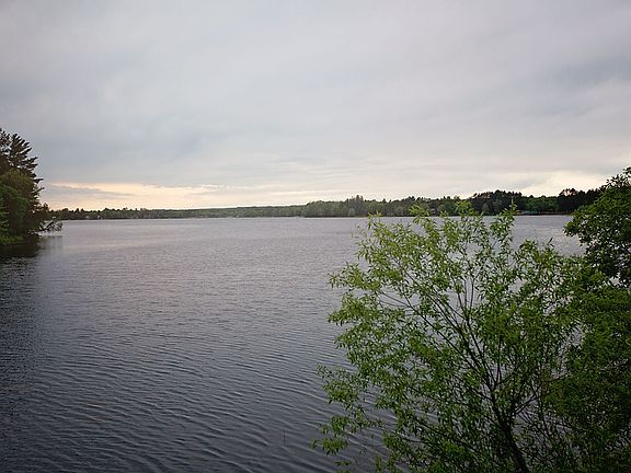 Steps from the lake.