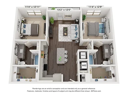 Floor plan B1