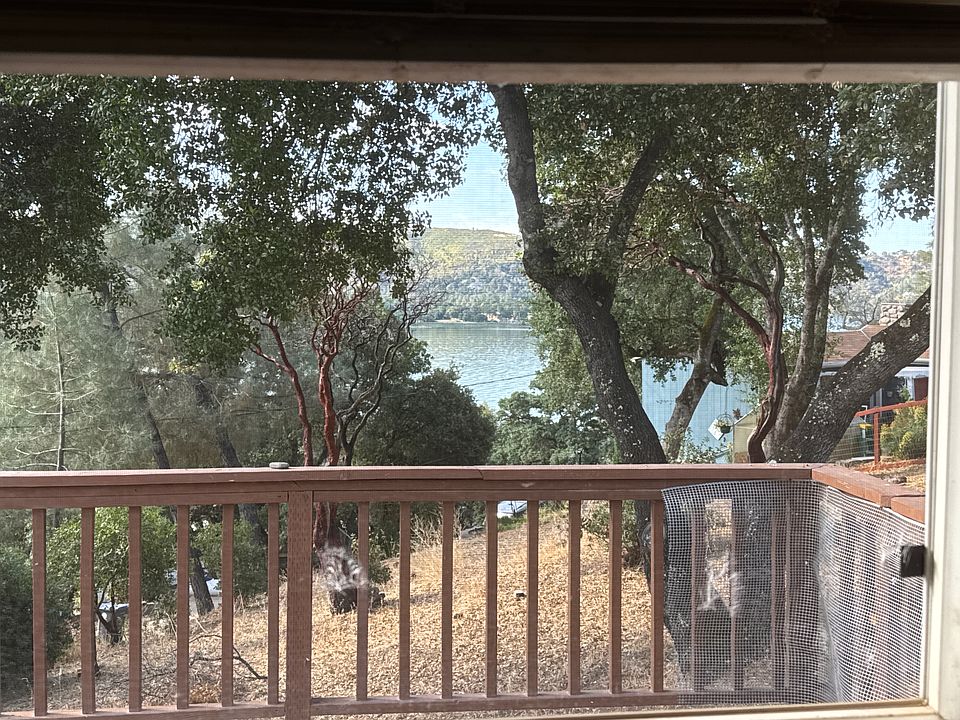 Lake and open yard from the deck.