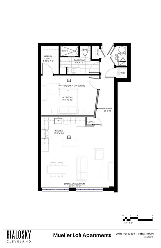 Floor plan Suites 101-201