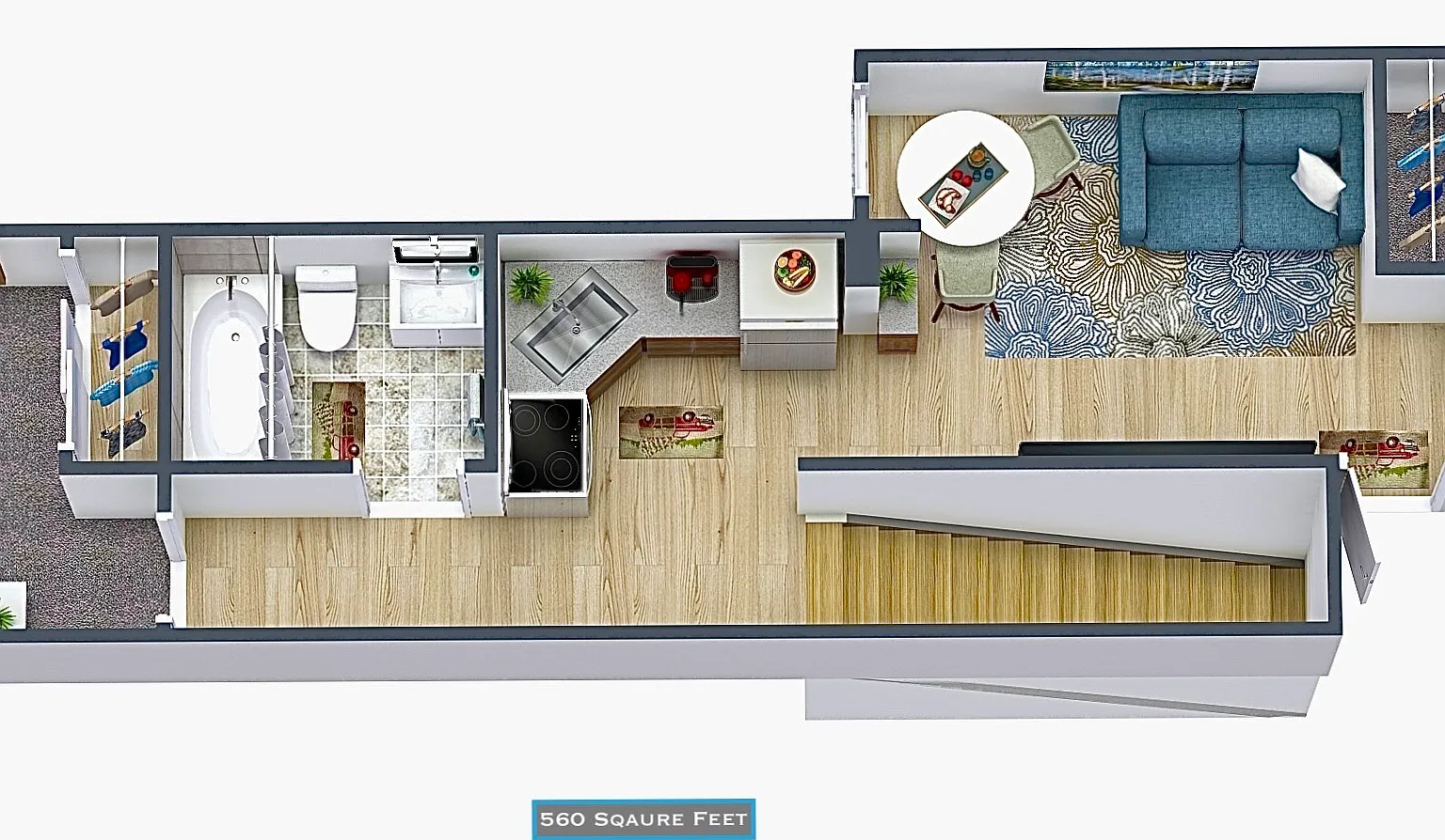 4 bed, 1200 sqft, $1,495 — Photo 3