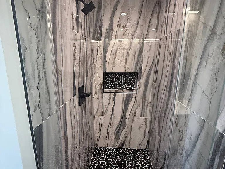 Custom shower in master bath