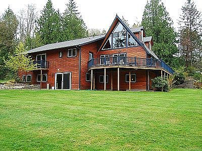 View of the back of the house